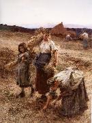 Lhermitte, Leon The Cleaners,end of the Day Spain oil painting artist